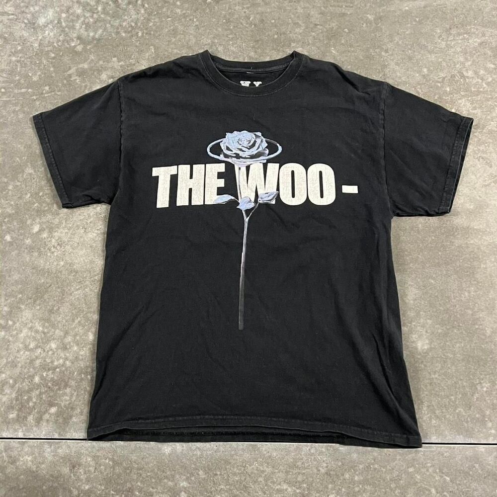 The Woo Vlone Style Black Rose Graphic Tee